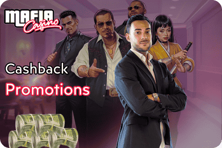 Bannière cashback Mafia Casino