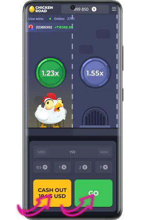 Play Chicken Road Decision Point Screenshot