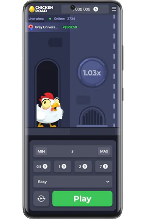 Chicken Road Slot Main Screen Display